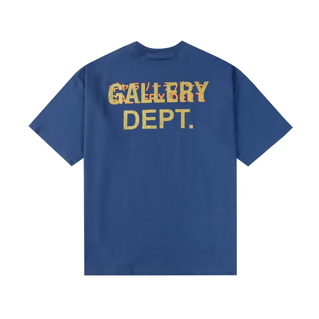 GALLERY.DEPT new summer short-sleeved model number: D3121#P106 color: gray blue code number: S M L XL